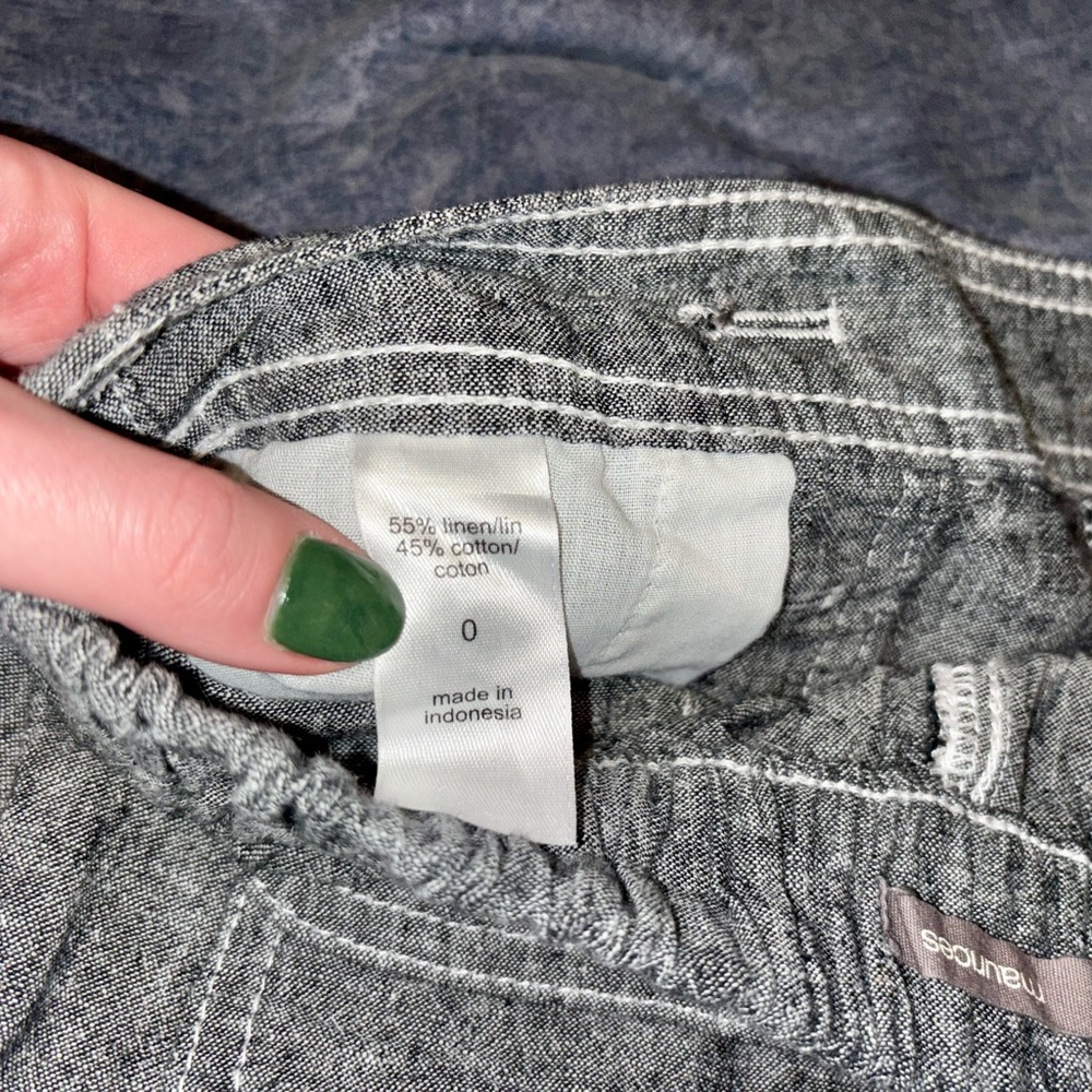 Maurices Gray High-Waist Button Front Sailor Shorts - Picture 4 of 6